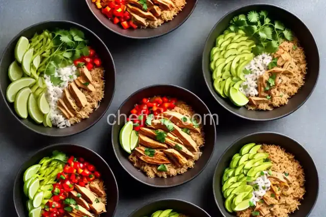 Instant Pot Mexican Chicken and Rice Bowls