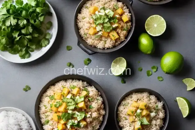 Instant Pot Pineapple-Coconut-Lime Rice