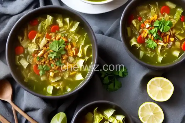 Instant Pot Vegan Cabbage Detox Soup