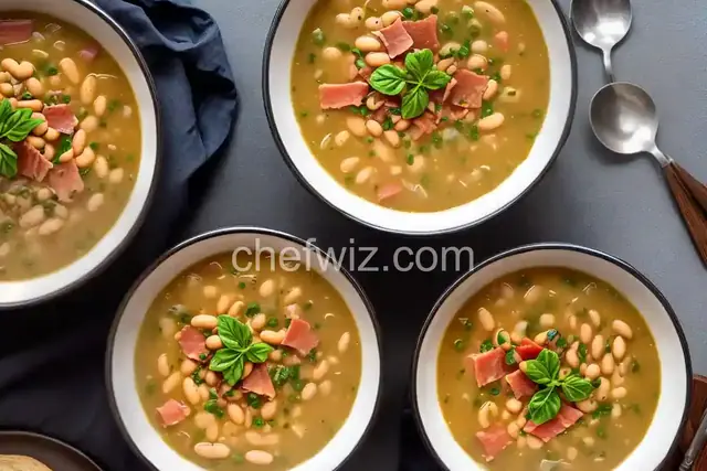 Instant PotÂ® White Bean Soup with Prosciutto