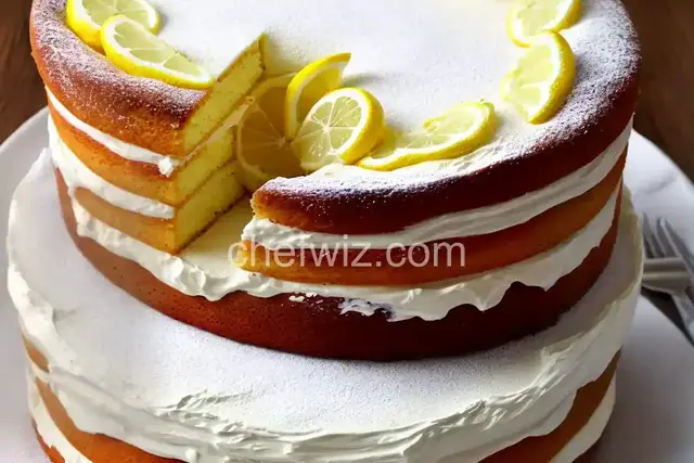 Italian Lemon Cream Cake