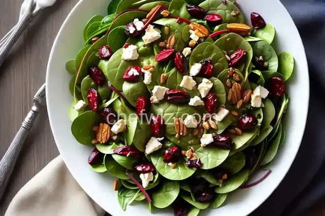 Jamie's Cranberry Spinach Salad