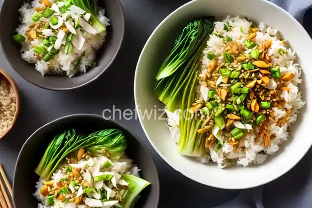 Jasmine Rice with Bok Choy