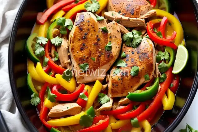 Karen's Slow Cooker Chicken Fajitas