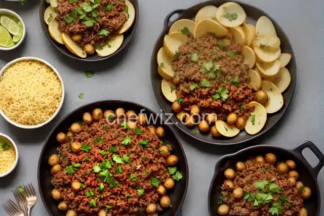 Keema Aloo (Ground Beef and Potatoes)