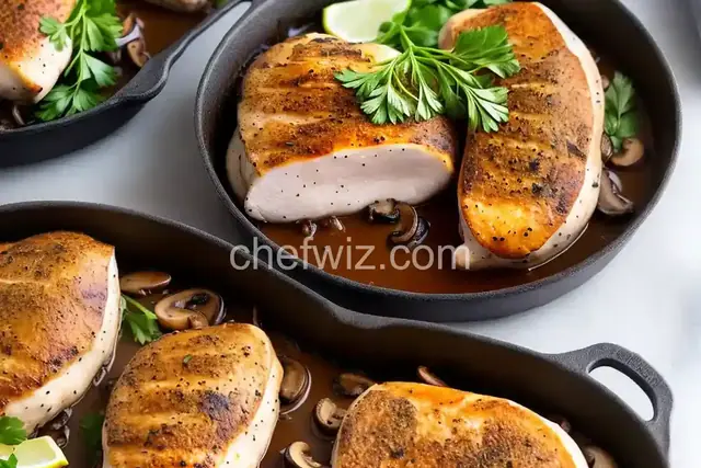 Keto Mushroom-Stuffed Chicken Breasts