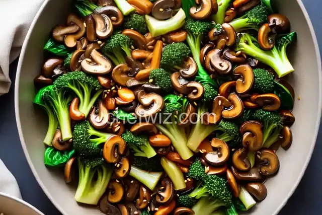 Keto Mushroom and Bok Choy Stir-Fry