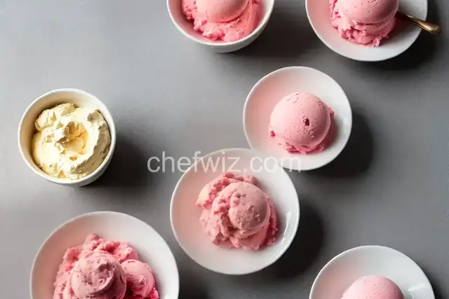Keto No-Churn Strawberry Ice Cream