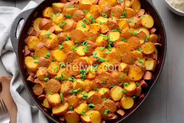 Kielbasa Potato Bake