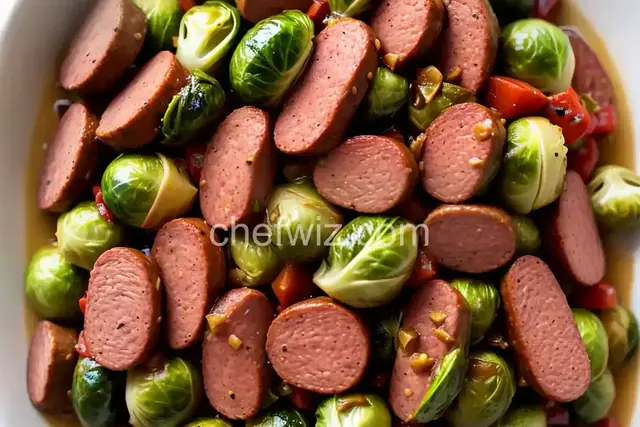 Kielbasa with Brussels Sprouts