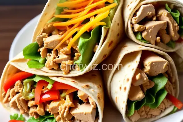 Korean Fusion Chicken Burrito