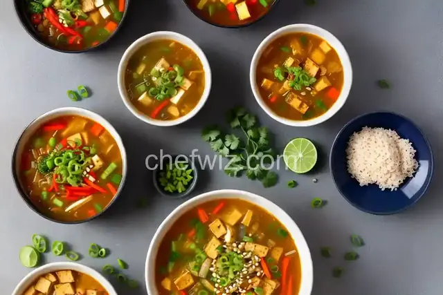 Korean Tofu and Vegetable Soup