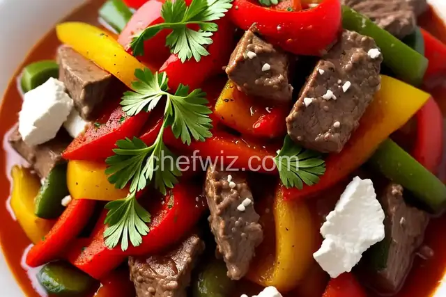 Lamb Feta Peppers
