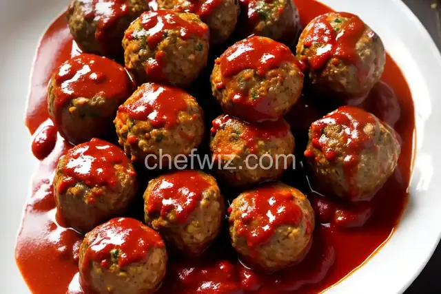 Lamb Meatballs and Sauce