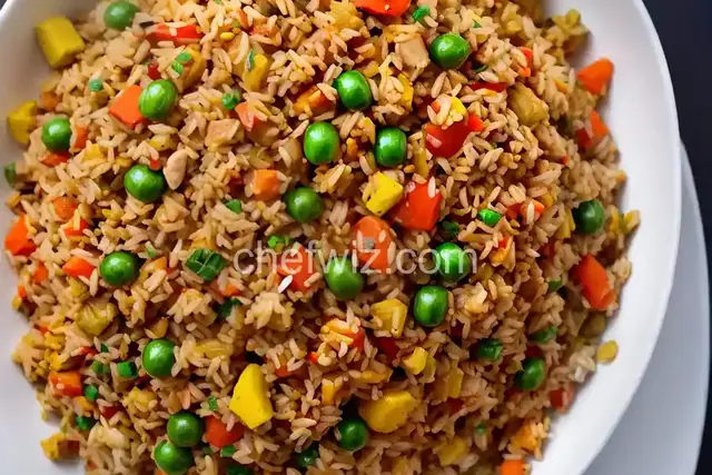 Leftover Turkey Fried Rice