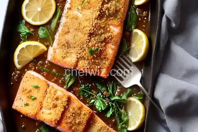 Lemon Panko-Crusted Salmon