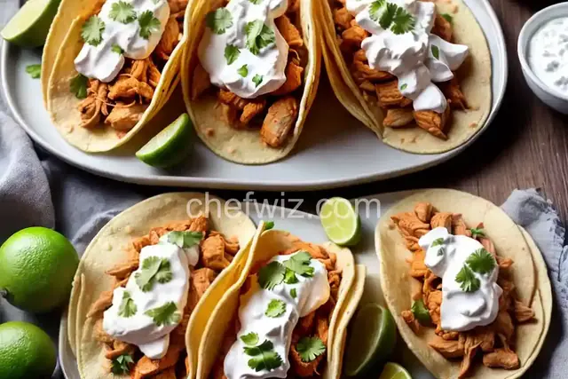 Lime Chicken Soft Tacos