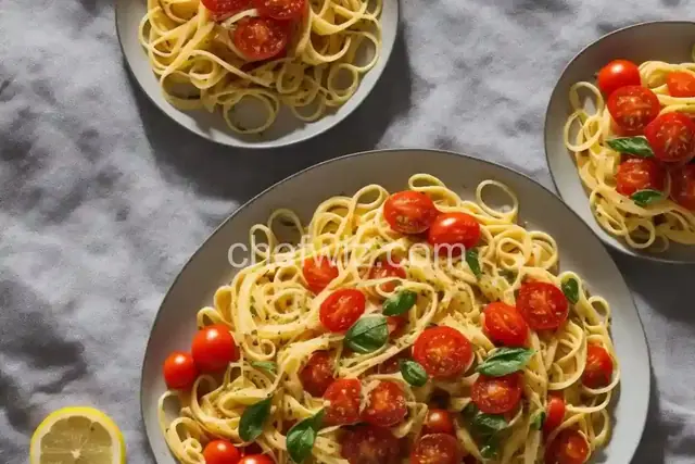 Linguine with Lemon & Tomatoes