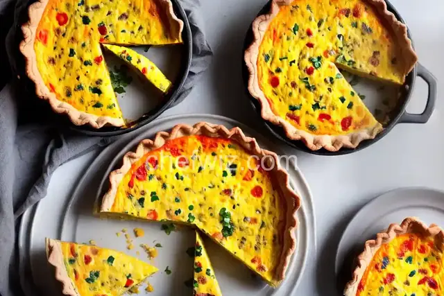 Loaded Vegetarian Quiche