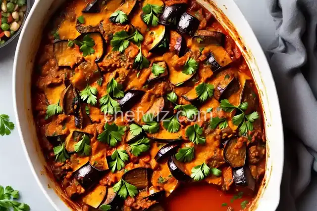 Mama's Oh-So-Savory Lamb and Eggplant Casserole