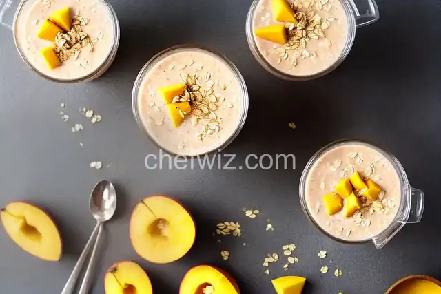 Mango Oatmeal Breakfast Smoothie