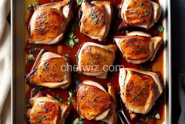 Maple-Roasted Chicken Thighs
