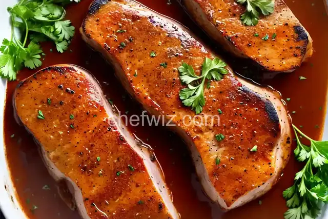 Marinated Baked Pork Chops