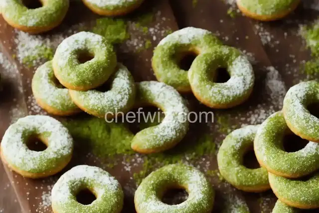 Matcha Baked Doughnuts