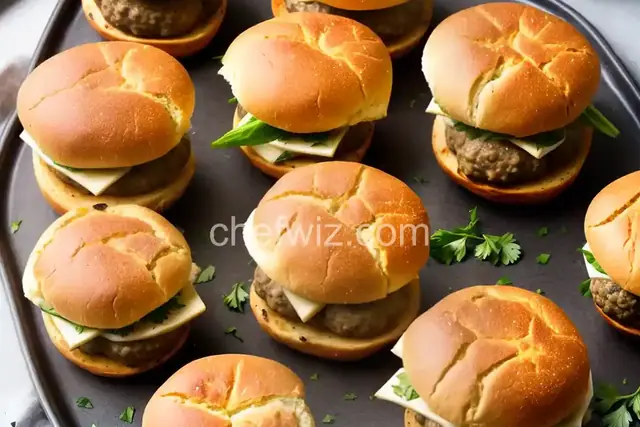 Meatball-Stuffed Garlic Bread Sliders
