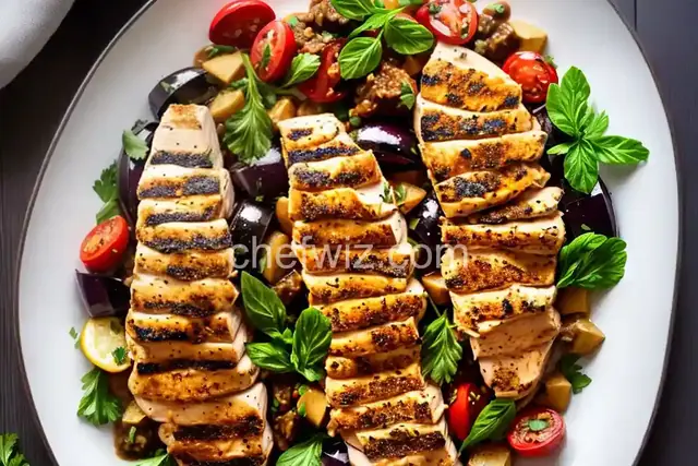 Mediterranean Chicken with Eggplant