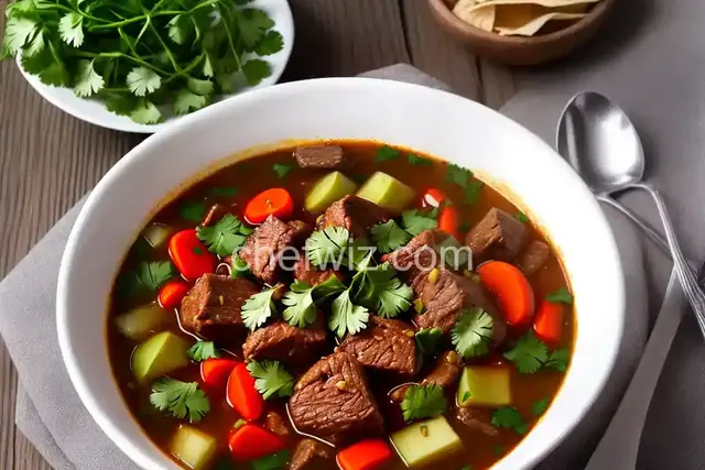 Mexican Oxtail Beef Soup