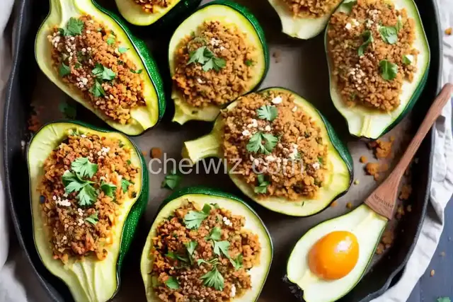 Middle Eastern Stuffed Zucchini