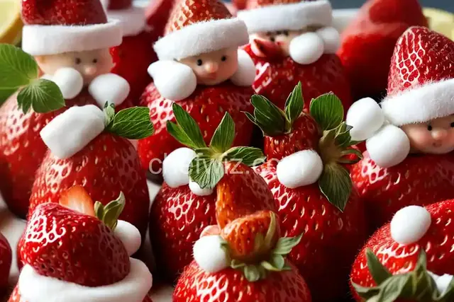 Mini Strawberry Santas