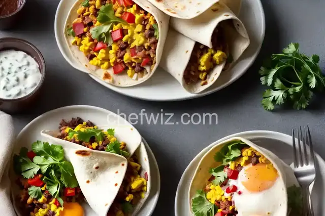 Minute Breakfast Burrito