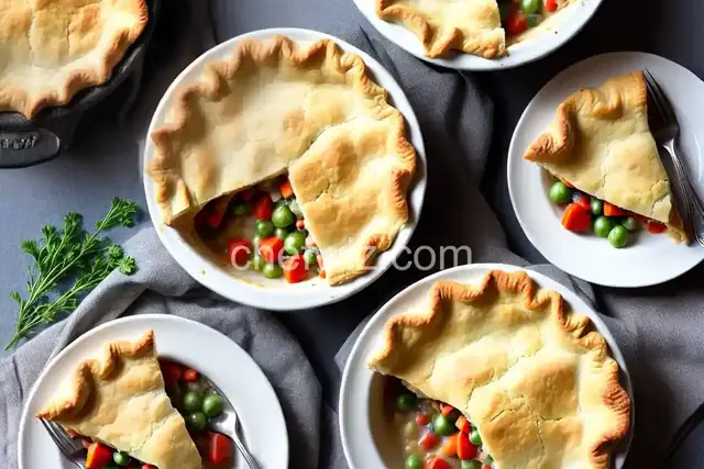 Mom's Fabulous Chicken Pot Pie with Biscuit Crust