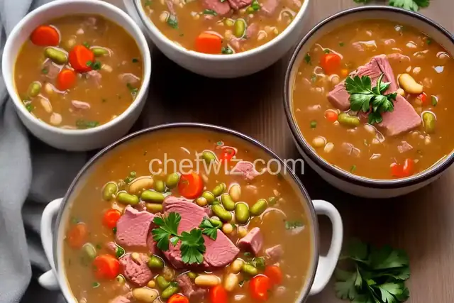 Mom's Ham and Bean Soup