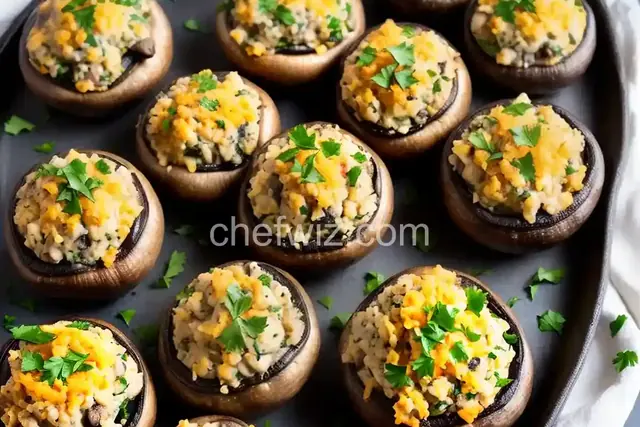 Mouth-Watering Stuffed Mushrooms