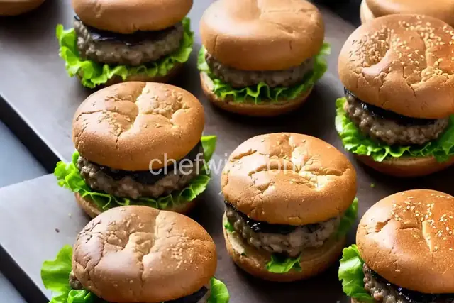 Mushroom Beef Burgers