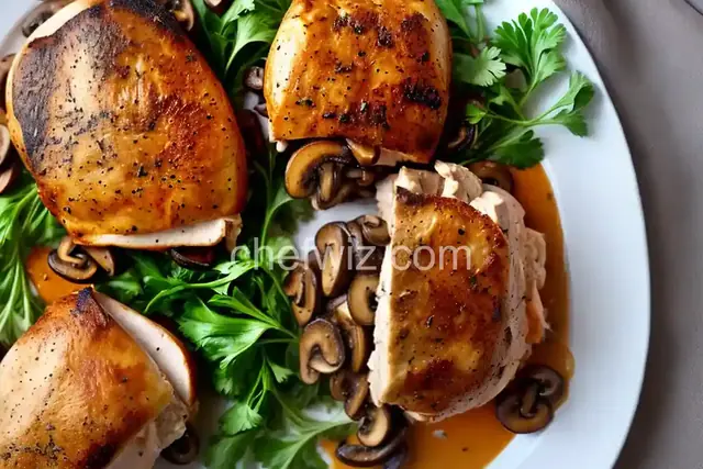 Mushroom Melt Stuffed Chicken