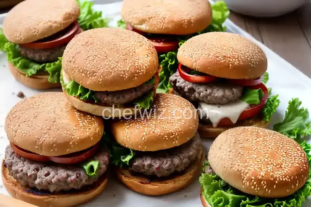 My Husband's Favorite Baked Burgers