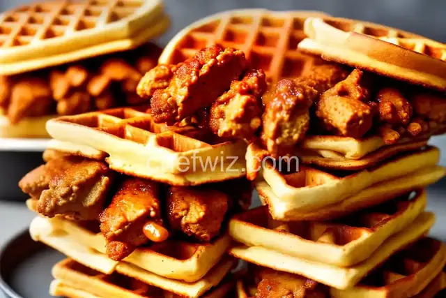 Nashville Hot Chicken and Waffle Sandwich