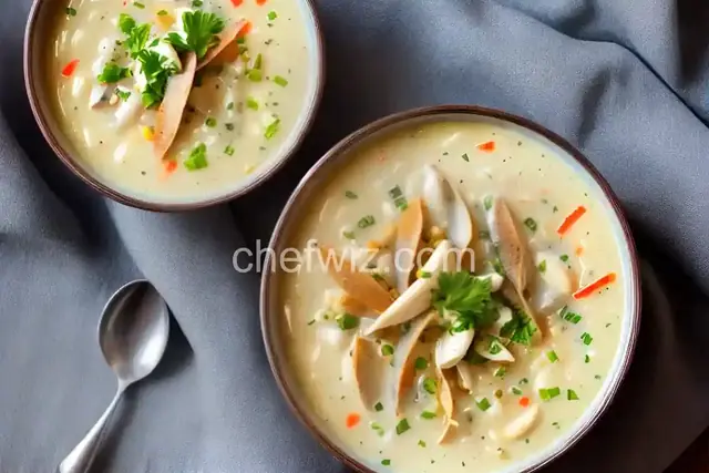 New England Razor Clam Chowder