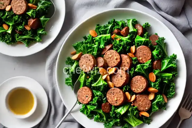 North German Gruenkohl (Kale) and Sausage