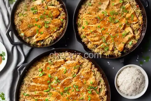 One Dish Chicken and Rice Bake