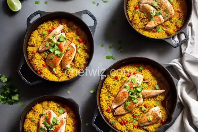 One-Pot Spanish Chicken and Yellow Rice