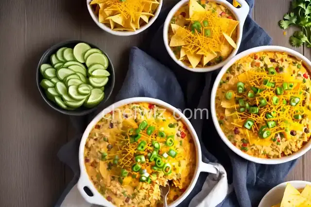 Outrageous Warm Chicken Nacho Dip