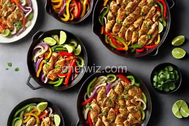 Oven-Baked Chicken Fajitas