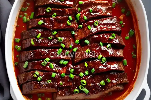 Oven Barbecued Beef Brisket I