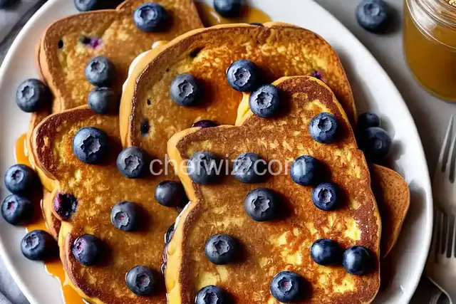 Overnight Blueberry French Toast