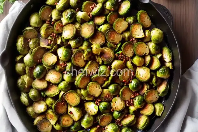 Pan Fried Brussels Sprouts